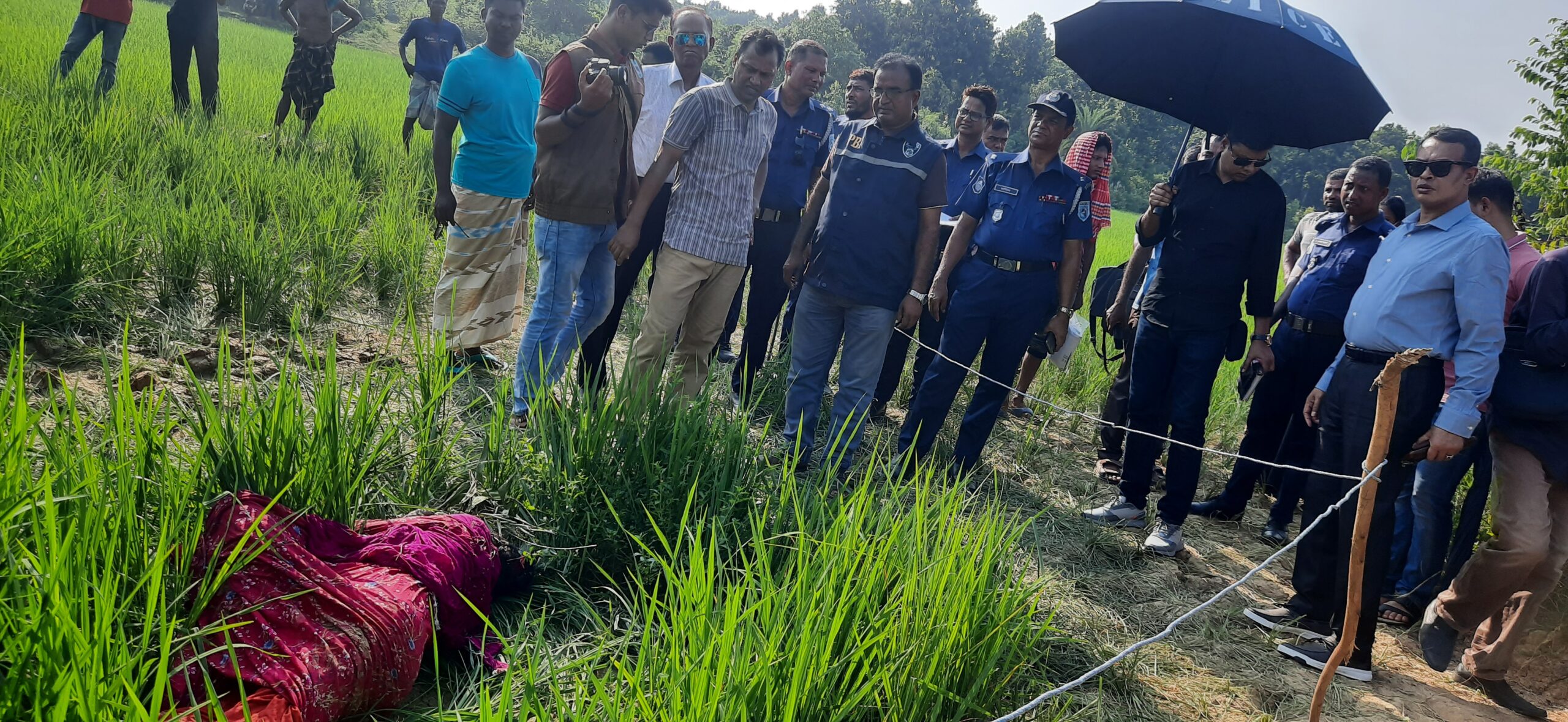 বিরামপুরের আদিবাসী নারী শ্রমিকের লাশ উদ্ধার করল পুলিশ